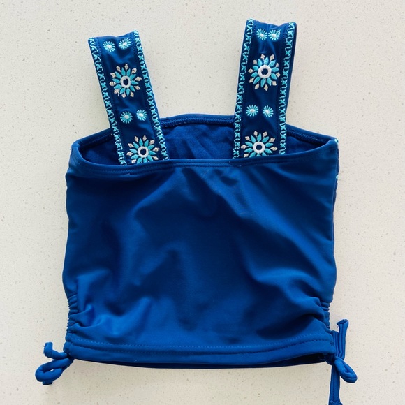 Cabana Life 2 Piece Embroidered Bathing Suit Size 6-12 Months - Picture 7 of 10